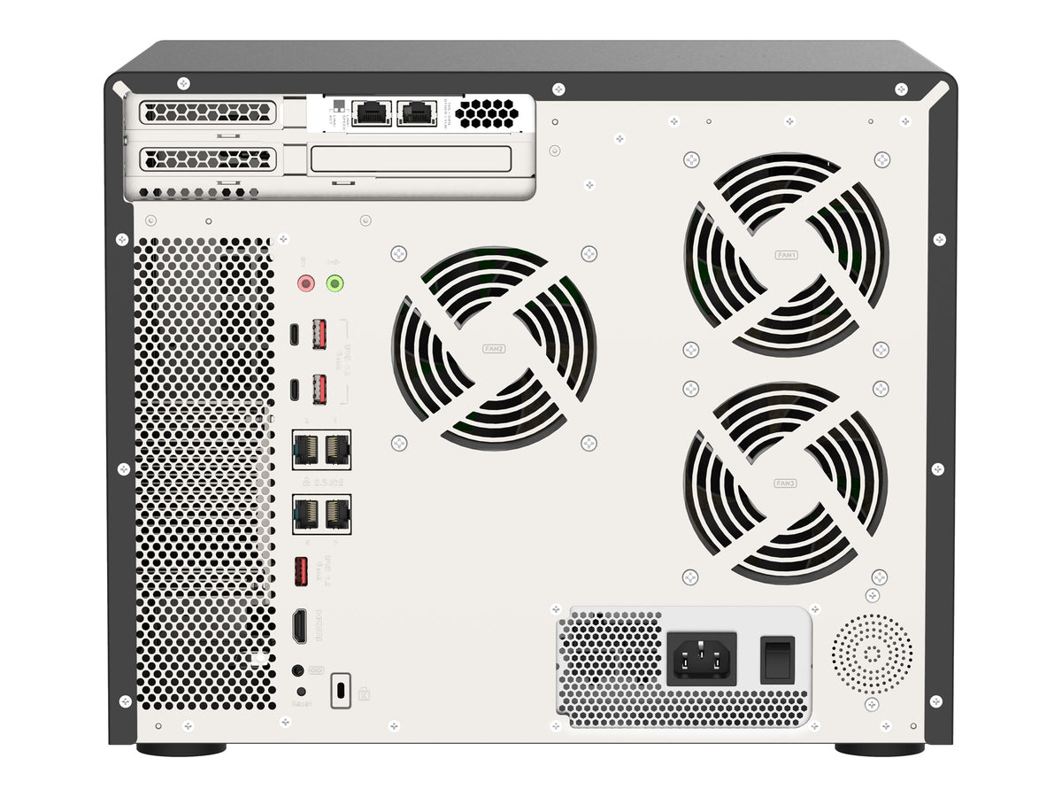 QNAP 16-Bay TurboNAS 12x3.5p HDD + 4x2.5p SSD SATA 6G Intel Xeon W-1250 6 cores 12 threads 3.3GHz 32Go DDR4 ECC RAM