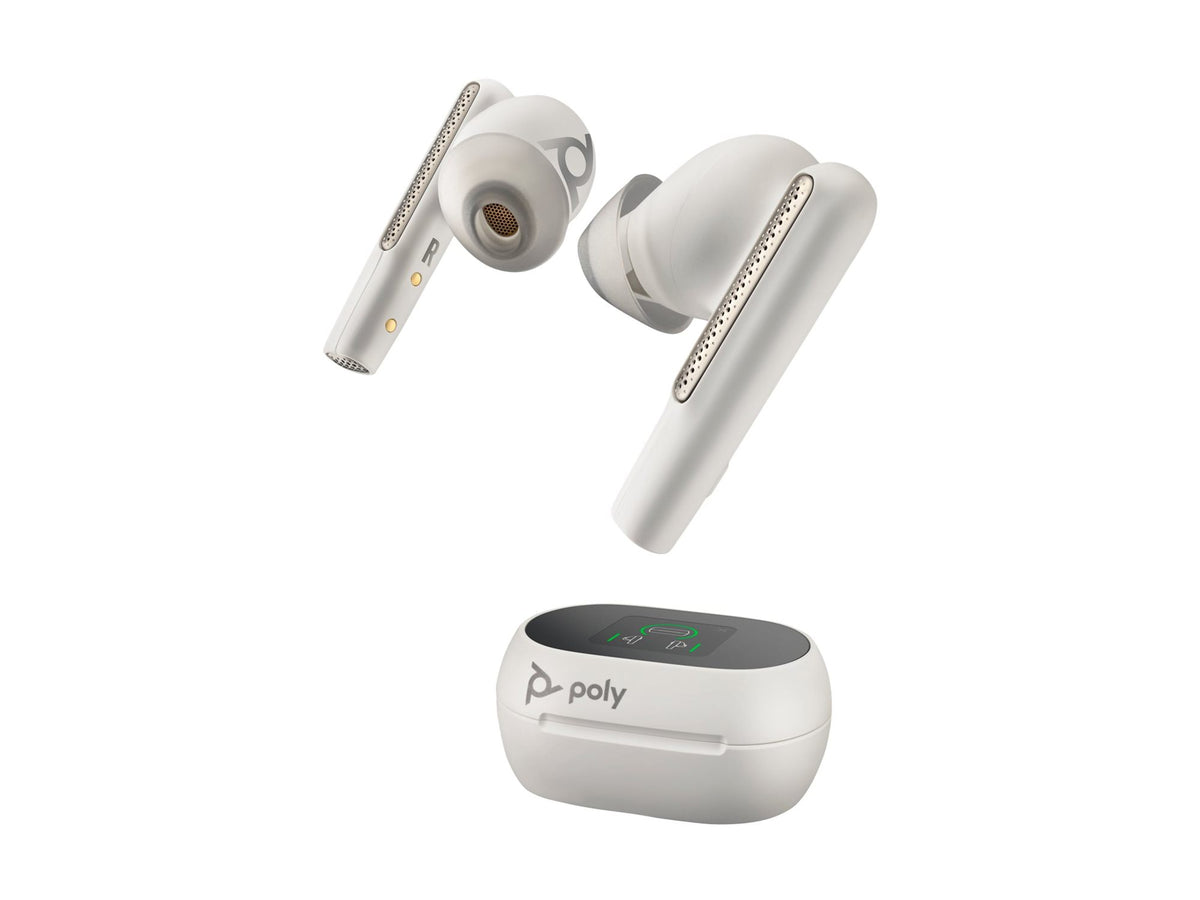 HP Poly Voyager Free 60/60+ White Earbuds 2 Pieces