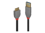 LINDY Câble USB 3.0 Type A vers Micro-B Anthra Line 1m