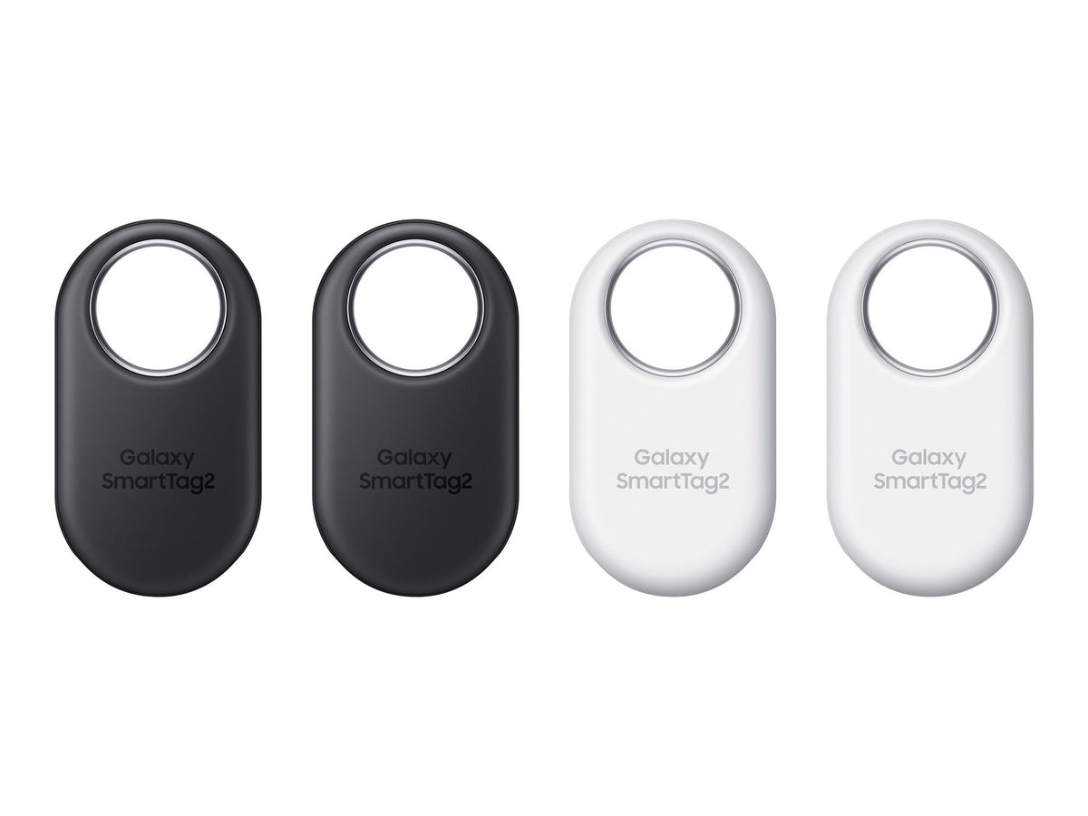 SAMSUNG Galaxy SmartTag2 - Balise Bluetooth anti-perte - noir, blanc (pack de 4)
