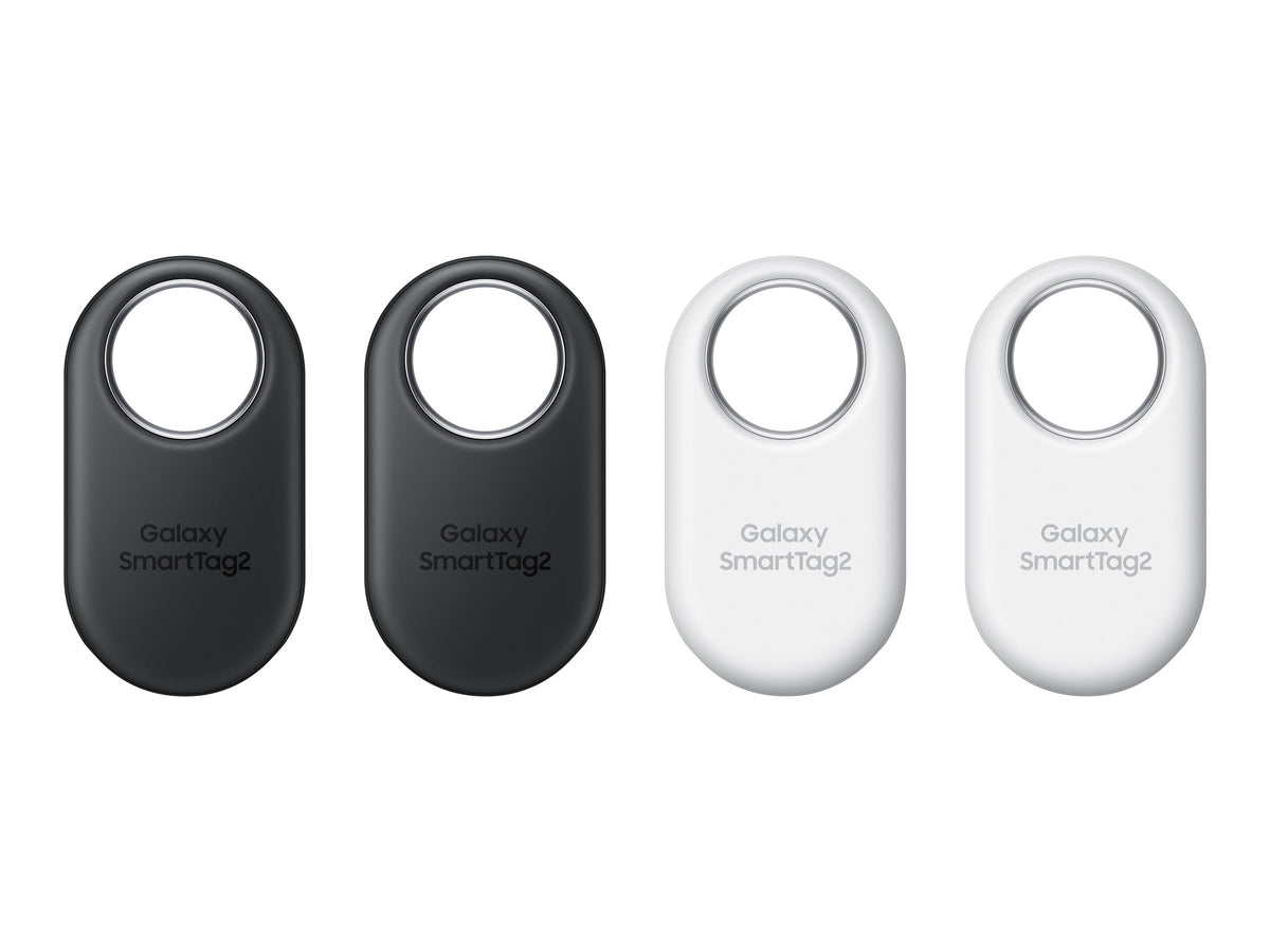 SAMSUNG Galaxy SmartTag2 - Balise Bluetooth anti-perte - noir, blanc (pack de 4)