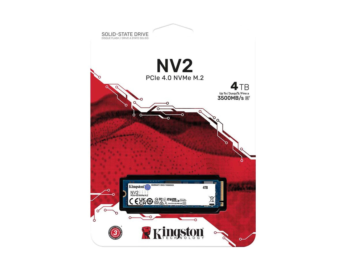 KINGSTON 4To NV2 M.2 2280 NVMe SSD