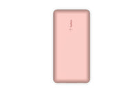 BELKIN Powerbank 20K 15W USB-C cable inclus + 2 USB-A Rose