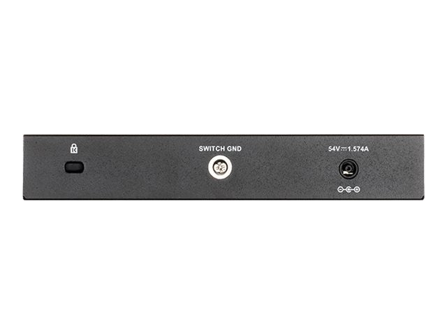 D-LINK 8-Port Layer2 PoE Smart Gigabit Switch 8x 10/100/1000Mbps TP RJ-45 PoE Port 802.3af/at Power-over-Ethernet up to 30 Watt