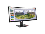 LENOVO ThinkVision T34WD-40 34p 3440x1440 Curved VA 120Hz USB-C docking 96W Mirror power button Epeat Gold TCO10