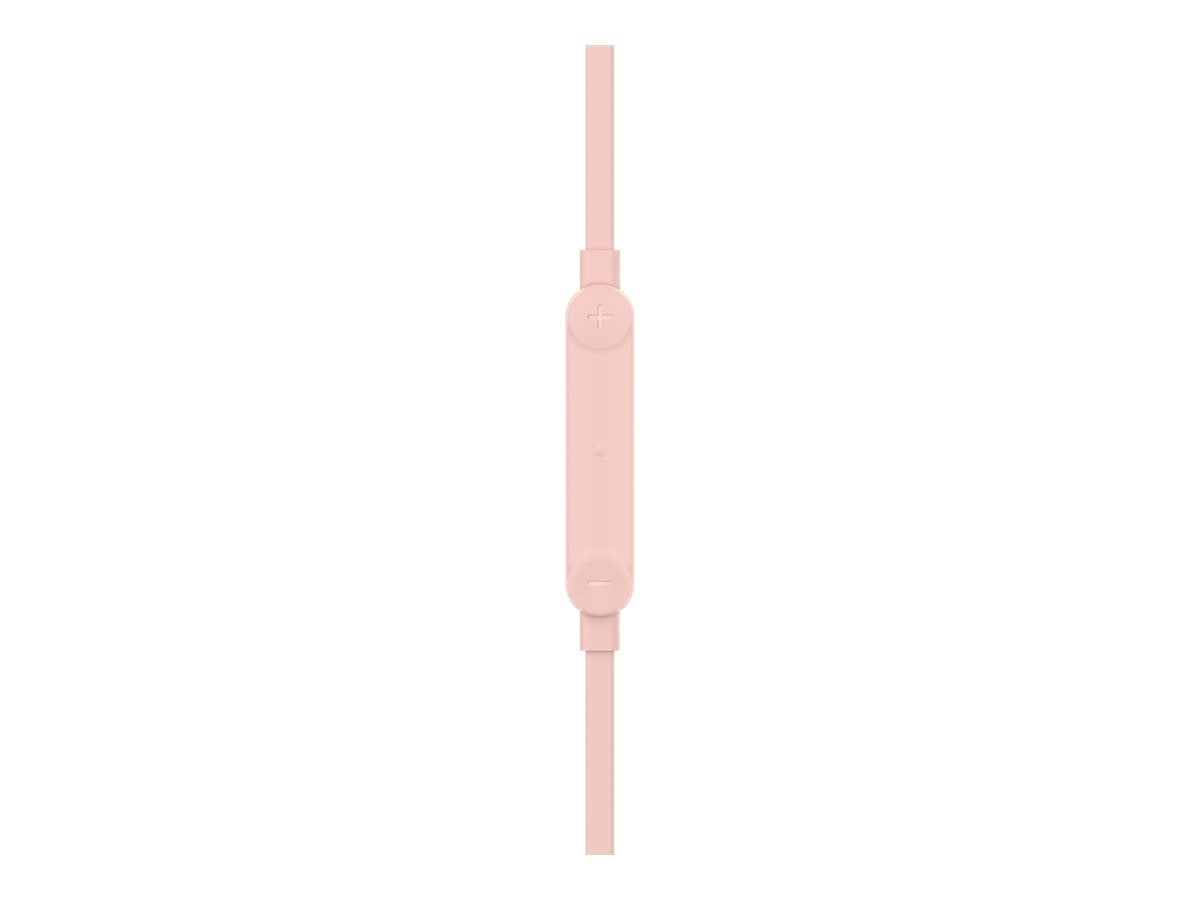 BELKIN USB-C EARBUDS W/ ADJUSTABLE VOLUME LIMITER PINK