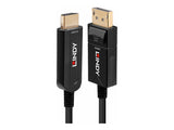 LINDY DP 1.2 to HDMI 18G AOC Hybrid Cable 30m