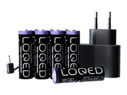 SHELLY LOQED Power Kit Rechargeable AA Battery Kit