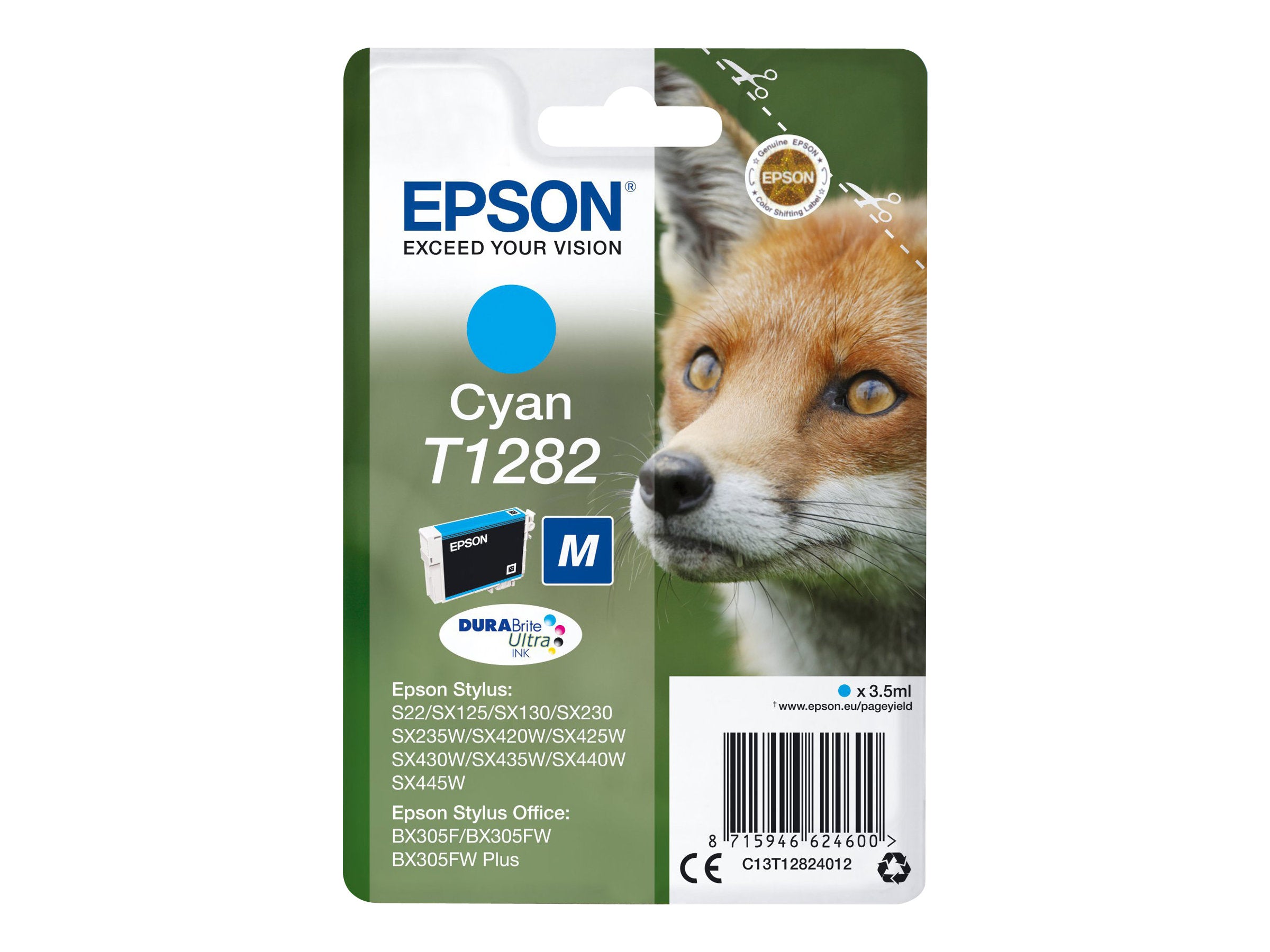 Ink/T1282 Fox 3.5ml CY