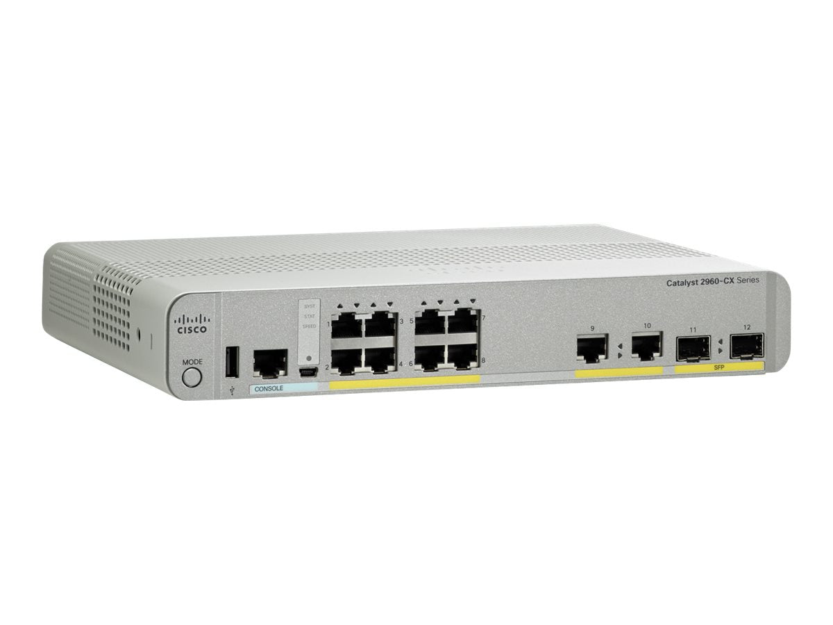 CISCO WS-C2960CX-8TCL-RF Catalyst 2960-CX 8 Port Data LAN Base - REFURBISHED