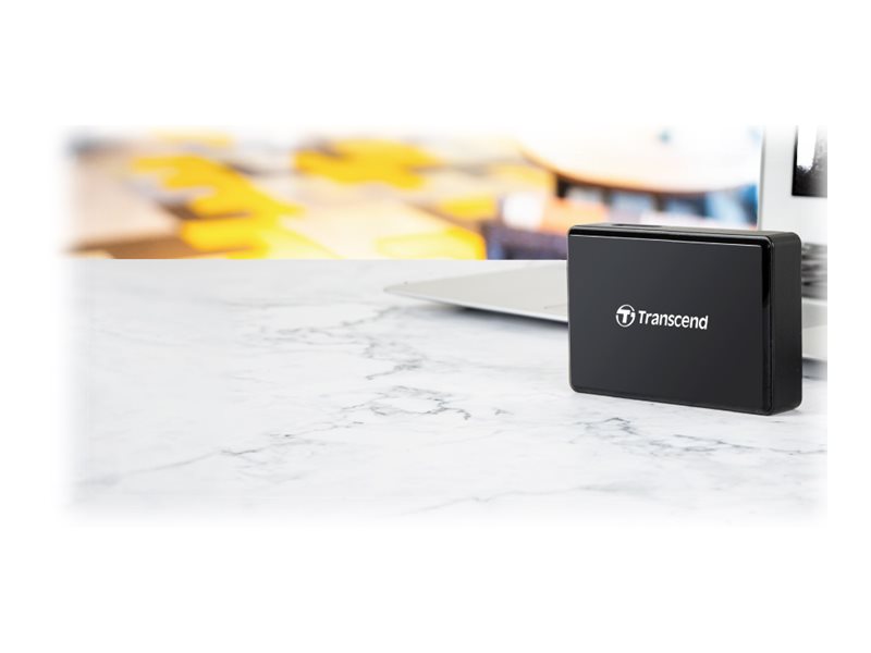 TRANSCEND All-in-1 Multi Memory Card Reader USB 3.0/3.1 Gen 1 Black
