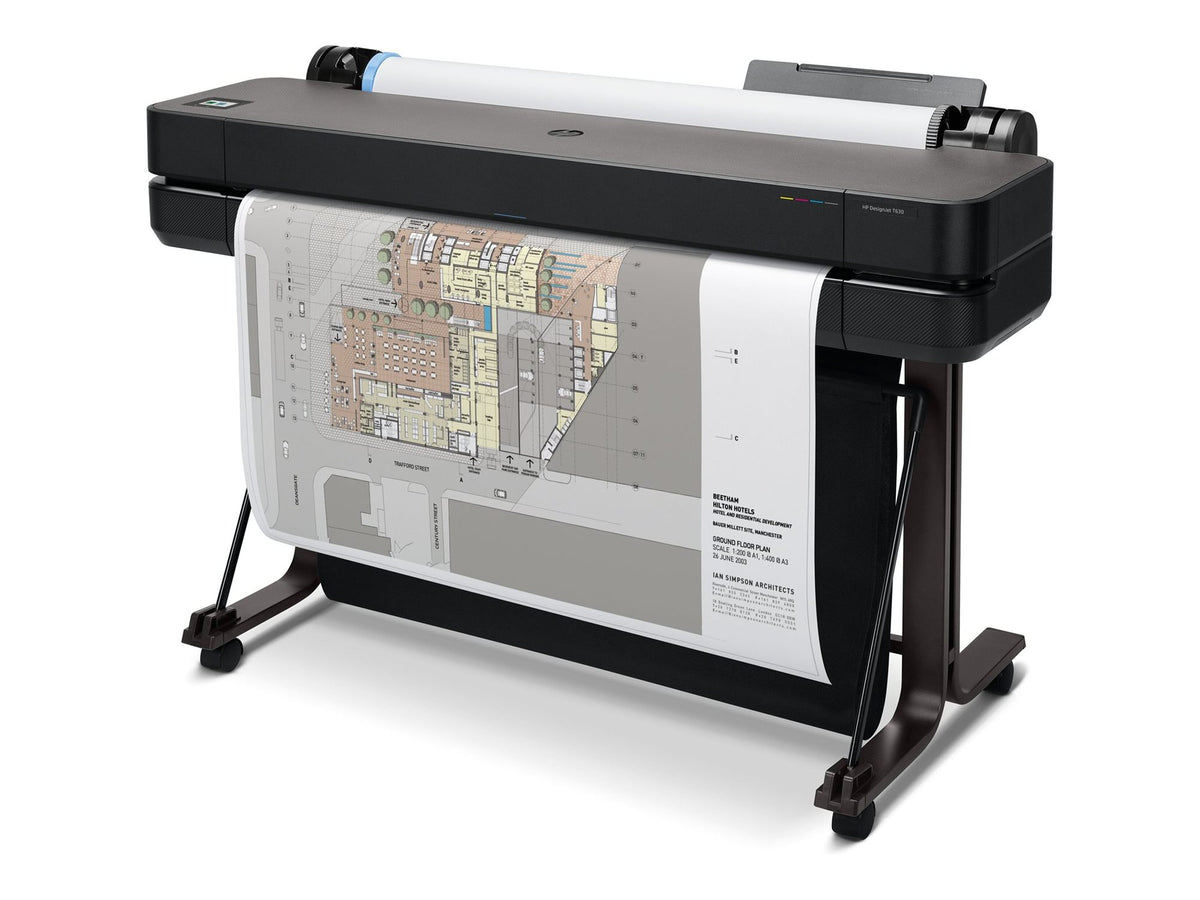 HP DesignJet T630 36p LFP 2025 Colour Ink-Jet A0 ANSI D Roll 91.4cmx45.7 m 2400x1200dpi 0.5 min/page USB LAN Wi-Fi
