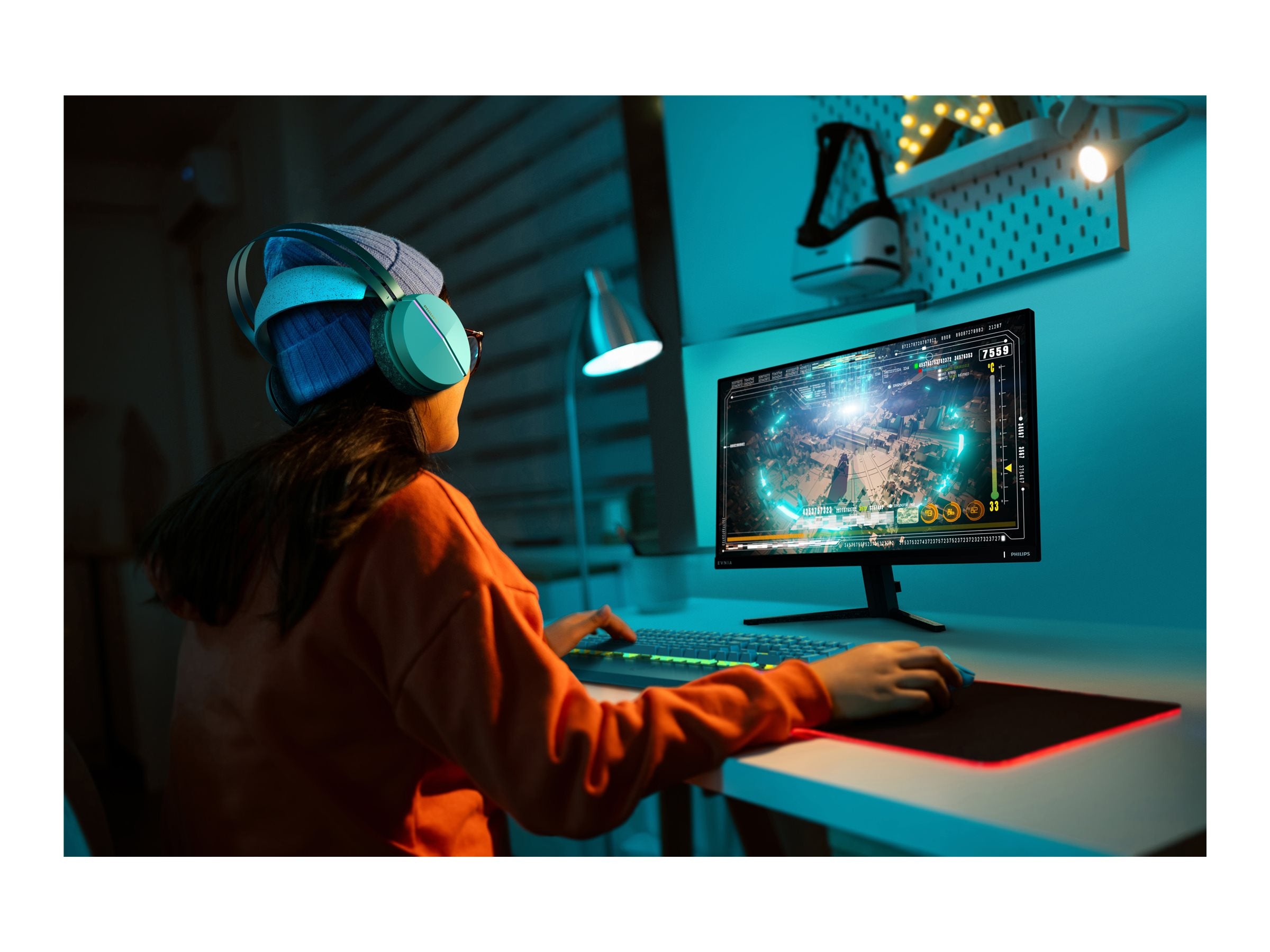 Philips Evnia 3000 24M2N3200S- Ecran Gaming - 24''-1920 x 1080 FHD - @180Hz - IPS - 300 cd/m² - 1000:1 - HDR10 - 0.5 ms - 2xHDMI, DP