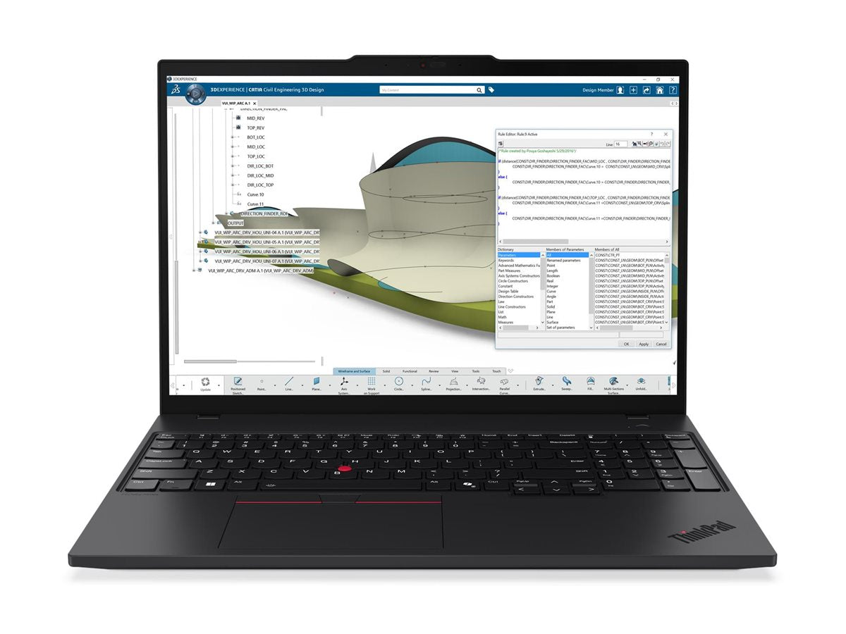 LENOVO ThinkPad P16s G4 Intel Core Ultra 7 265H 16p WUXGA 32Go 1To SSD M.2 2280 PCIe RTX PRO 1000 Blackwell 8Go W11P 3YR Carryin