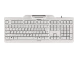 CHERRY KC1000 SC corded Security Keyboard USB ultraflat grey with integrated Smartcard-Terminal (DE)