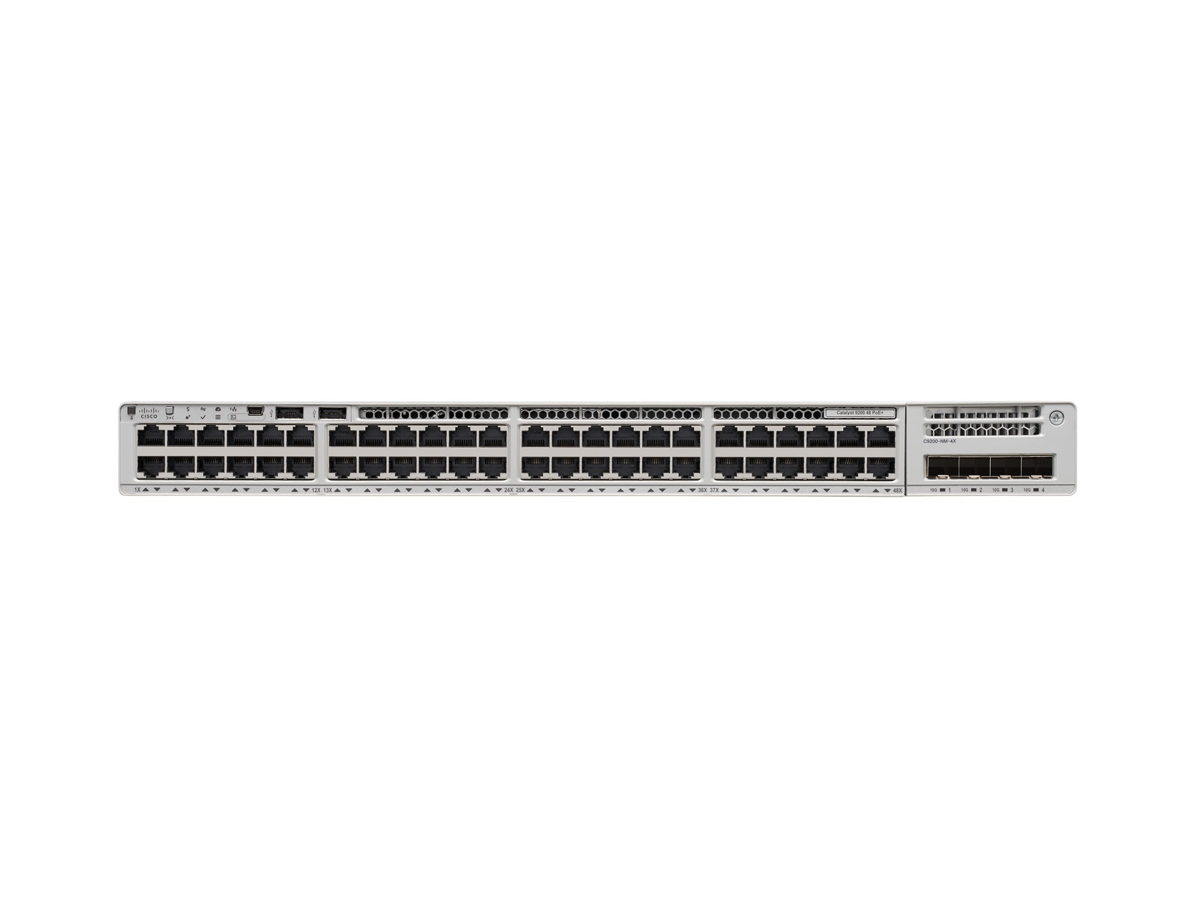 CISCO Catalyst 9200 48-port Partial PoE Network Essentials