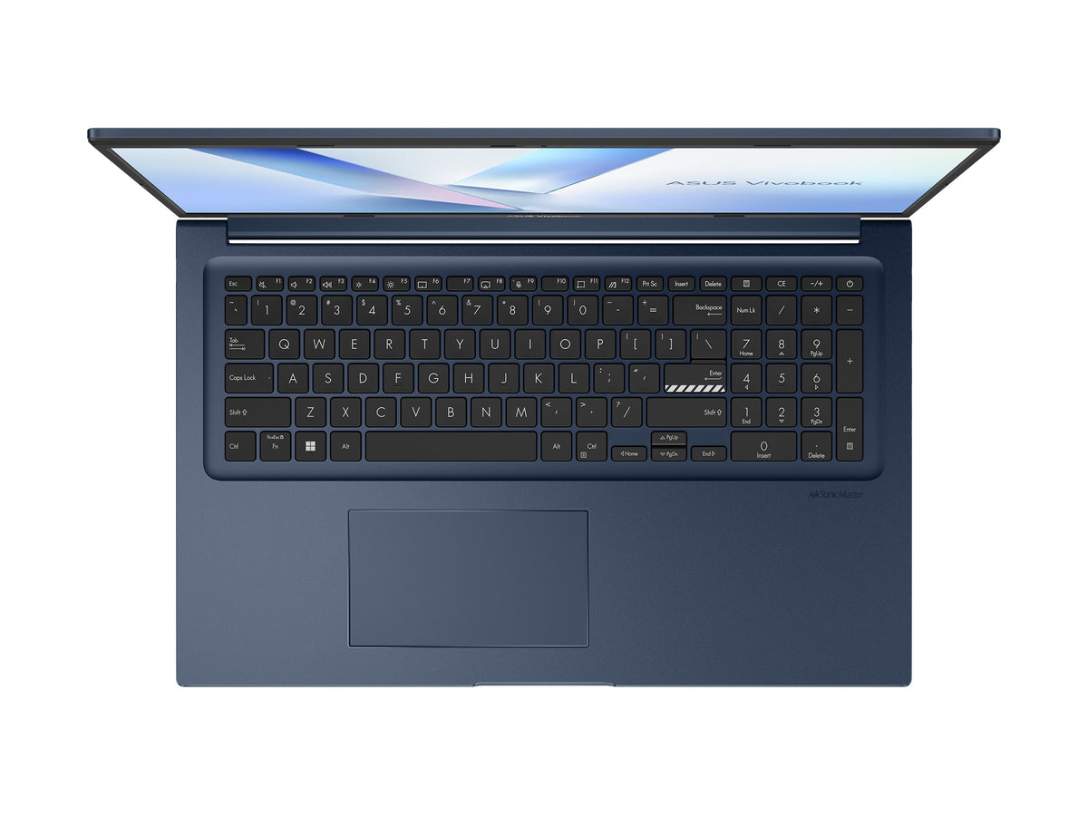 ASUS Vivobook X1704VA-DICAU1059W Intel Core 7 150U 17.3p FHD DDR5 24Go 1To PCIE G4 SSD Intel Graphics W11H Blue
