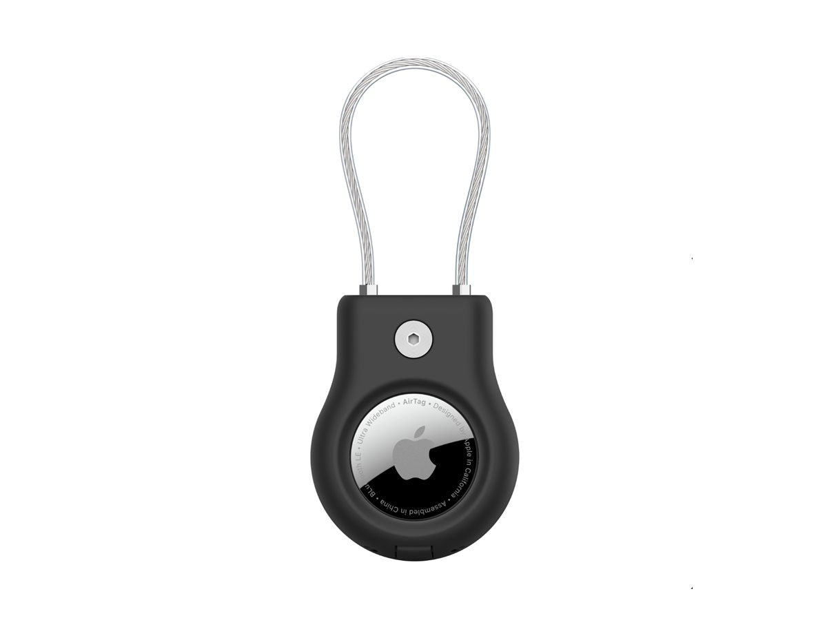 BELKIN Secure Holder with Wire Cable for Airtag Black