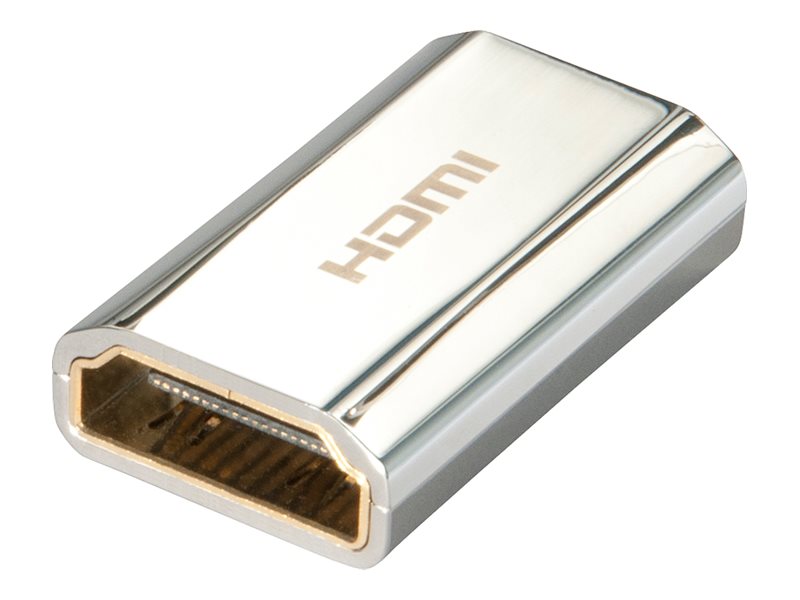 LINDY CROMO HDMI Female / Female Adapter. Gold plated HDMI Type A Female to HDMI Type A Female