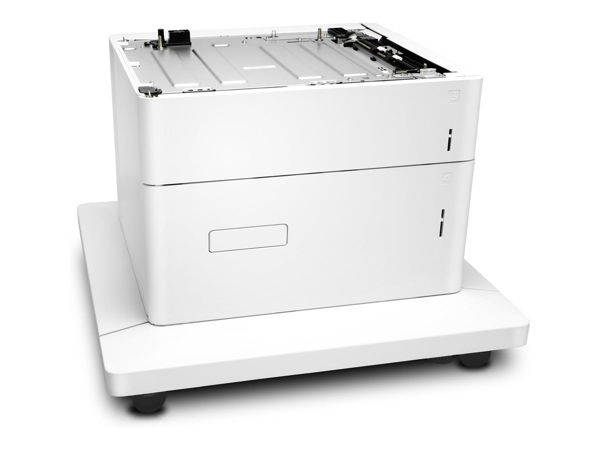 HP Bac 550 feuilles et Bac Haute Capacite 2 000 feuilles et support