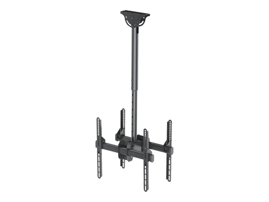 NEOMOUNTS NM-C440DBLACK Support de plafond pour double écran 32-60p - h 56-91 cm
