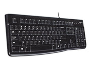 LOGITECH K120 Corded Keyboard black USB (ESP) MEDITER
