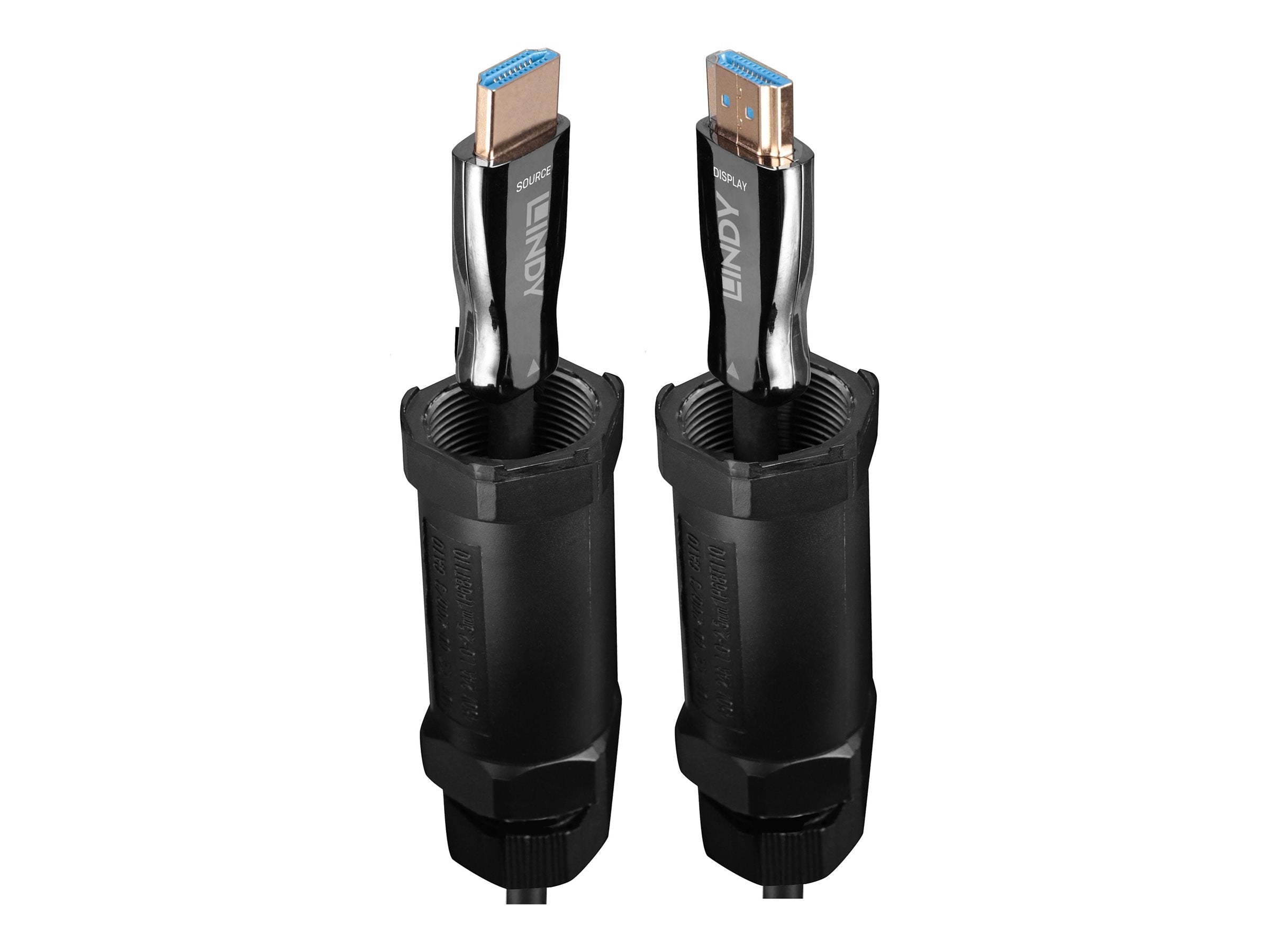 LINDY 20m armored Fibre Optic Hybrid HDMI 8K60 cable