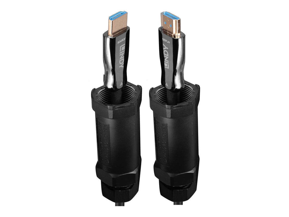 LINDY 20m armored Fibre Optic Hybrid HDMI 8K60 cable