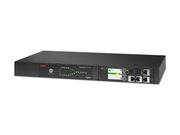 APC Automatic transfer switch Rack AC 230V 3840VA 1-phase USB Ethernet 10/100/1000 output connectors 1 1U 2.43m cord Black