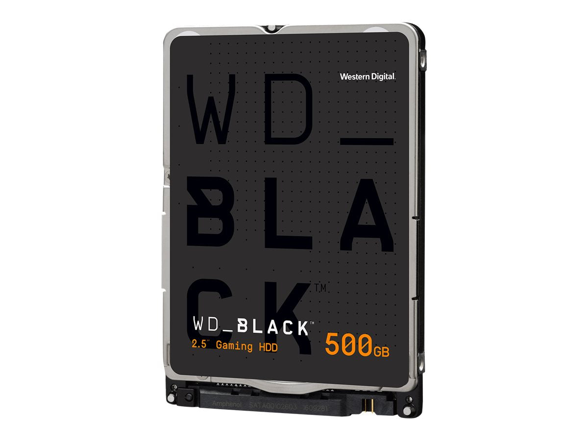 WD Black Mobile 500Go HDD 7200rpm SATA serial ATA 6Gb/s 64Mo cache 2.5p 7mm Heigth RoHS compliant internal Bulk