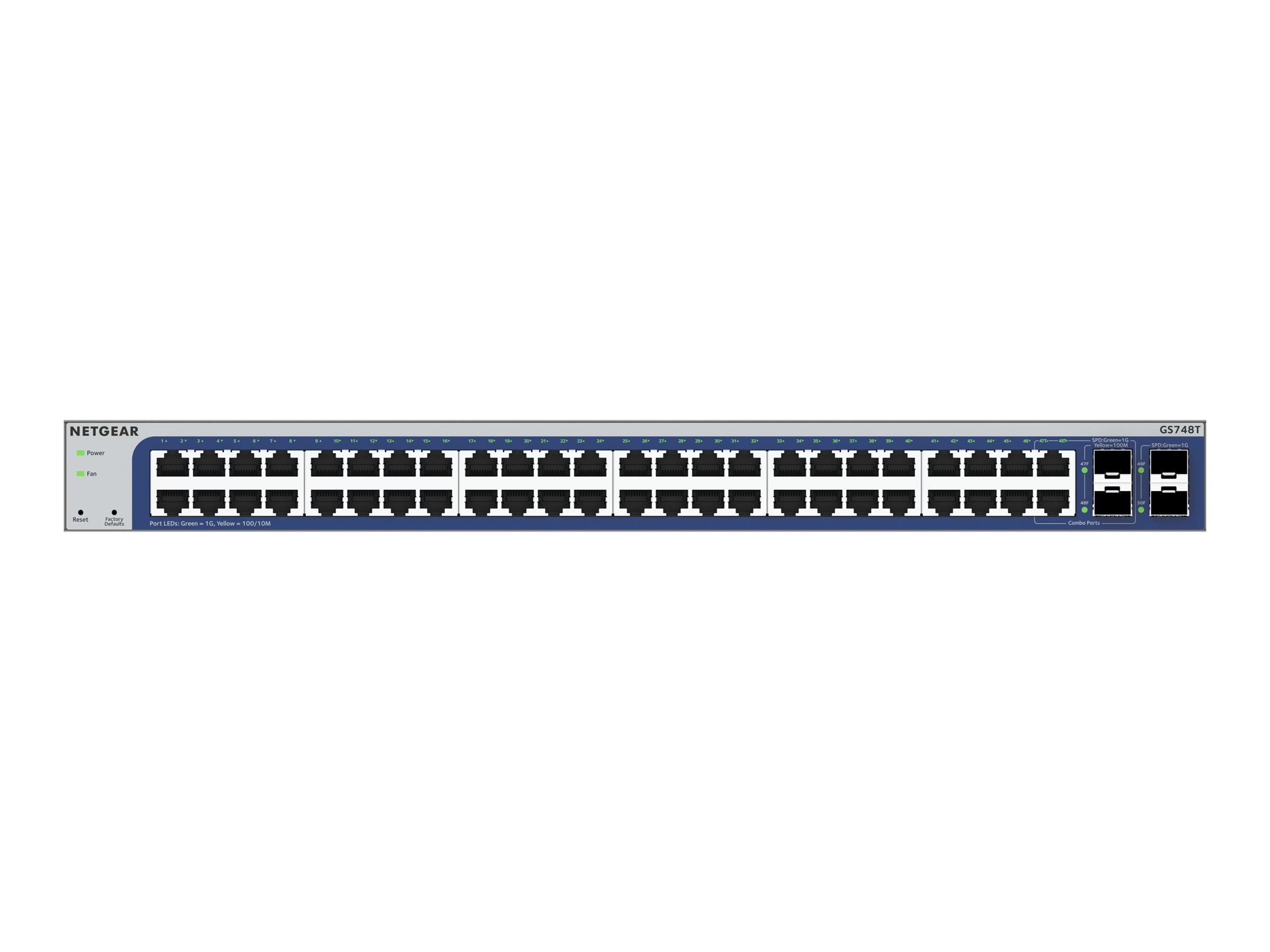 48PT GE SMART SWITCH GS748T