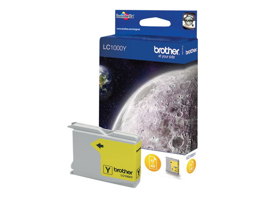 BROTHER LC-1000 cartouche d encre jaune capacité standard 400 pages pack de 1