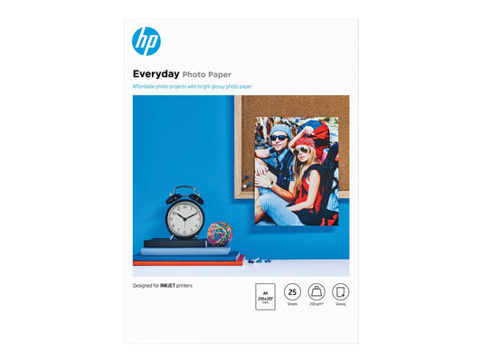 HP original Q5451A Everyday Glossy Photo Paper Ink cartridgetjet 200g/m2 A4 25 sheets 1-pack
