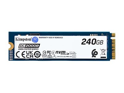 KINGSTON 240Go DC2000B PCIe 4.0 M.2 2280 Enterprise SSD No Heatsink