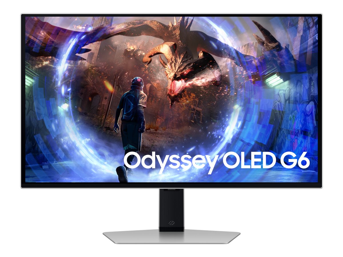 SAMSUNG Odyssey OLED G6 S27DG600SU -  27" - 2560 x 1440 QHD @ 360 Hz - 250 cd/m² - 1000000:1 - HDR10+ Gaming - 0.03 ms - 2xHDMI, DP