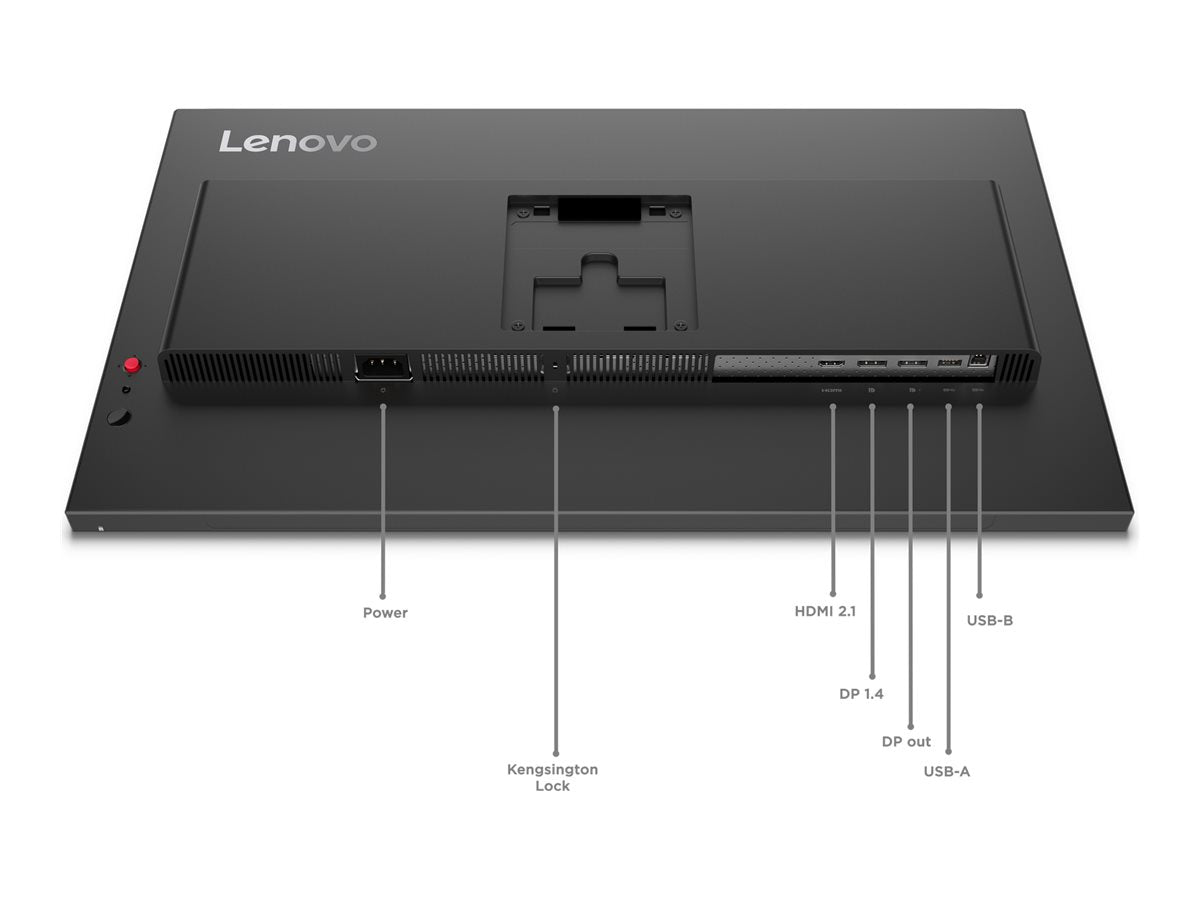 LENOVO ThinkVision P27Q-40 LED Écran 27p 2560x1440 QHD 120Hz IPS 350cd/m2 1500:1 DisplayHDR 10 4ms HDMI DisplayPort DaisyChain