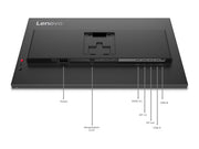 LENOVO ThinkVision P27Q-40 LED Écran 27p 2560x1440 QHD 120Hz IPS 350cd/m2 1500:1 DisplayHDR 10 4ms HDMI DisplayPort DaisyChain