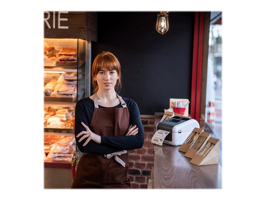 BROTHER TD-4550DNWB Label printer direct thermal 118mm 300x300dpi 152.4mm/sec USB 2.0 LAN serial Wi-Fi USB host Bluetooth 4.2