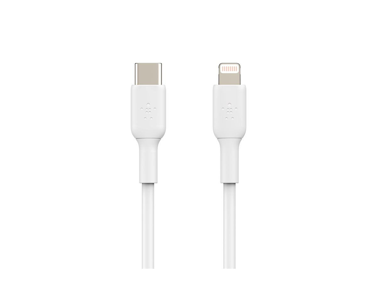 BELKIN BOOST CHARGE USB-C to Lightning Cable PVC 1M White
