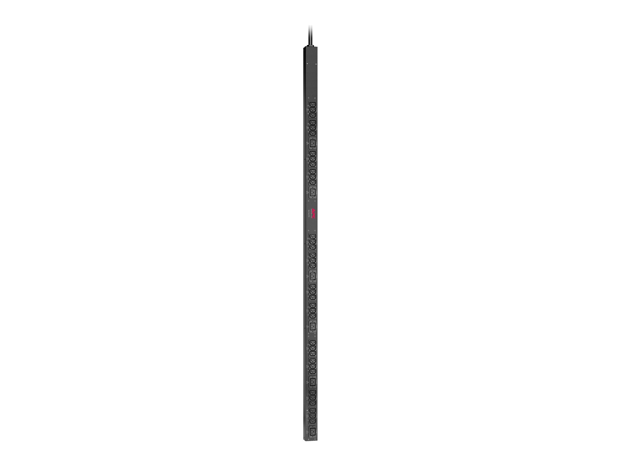 APC Basic Rack-Mount PDU Rack AC 208V 5.7 kW input NEMA L21-20 oc 42 power IEC 60320 C13 IEC 60320 C19 0.9m cord BK