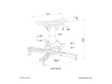NEOMOUNTS CL25-530BL1 Support de plafond pour vidéoprojecteur - h 25.5 cm - installation facile - orientable