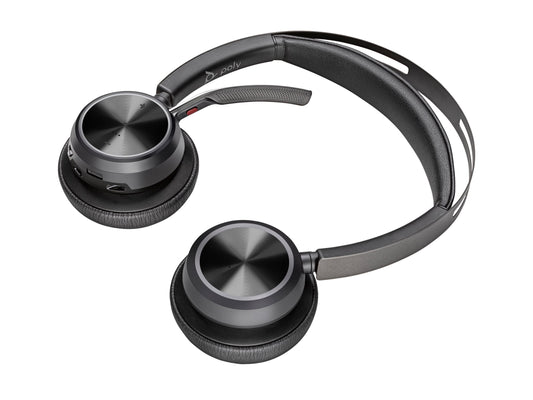 HP Poly Voyager Focus 2 USB-C-C Headset +USB-C/A Adapter