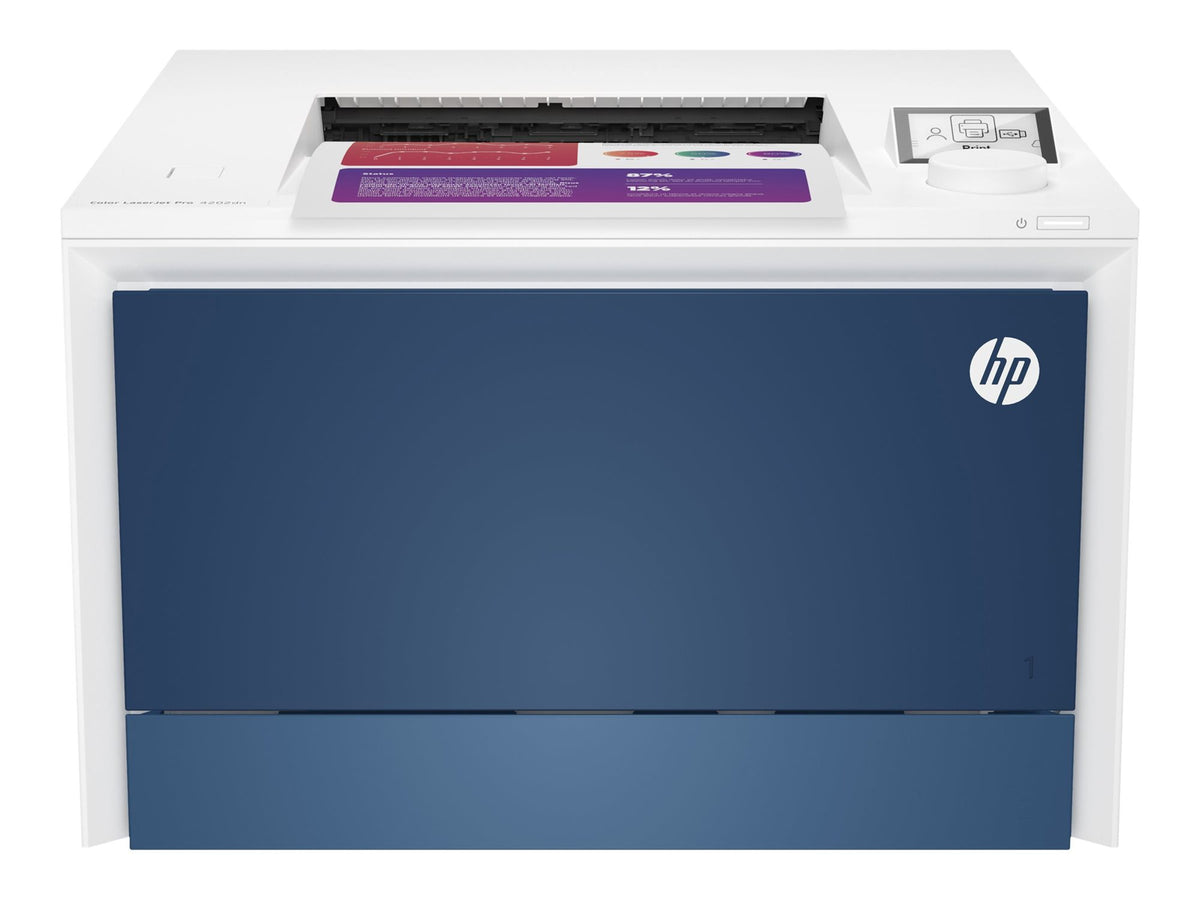 HP Color LaserJet Pro 4202dn Printer colour Duplex laser A4 600x600dpi 35ppm mono 33ppm colour 300sheets LAN USB
