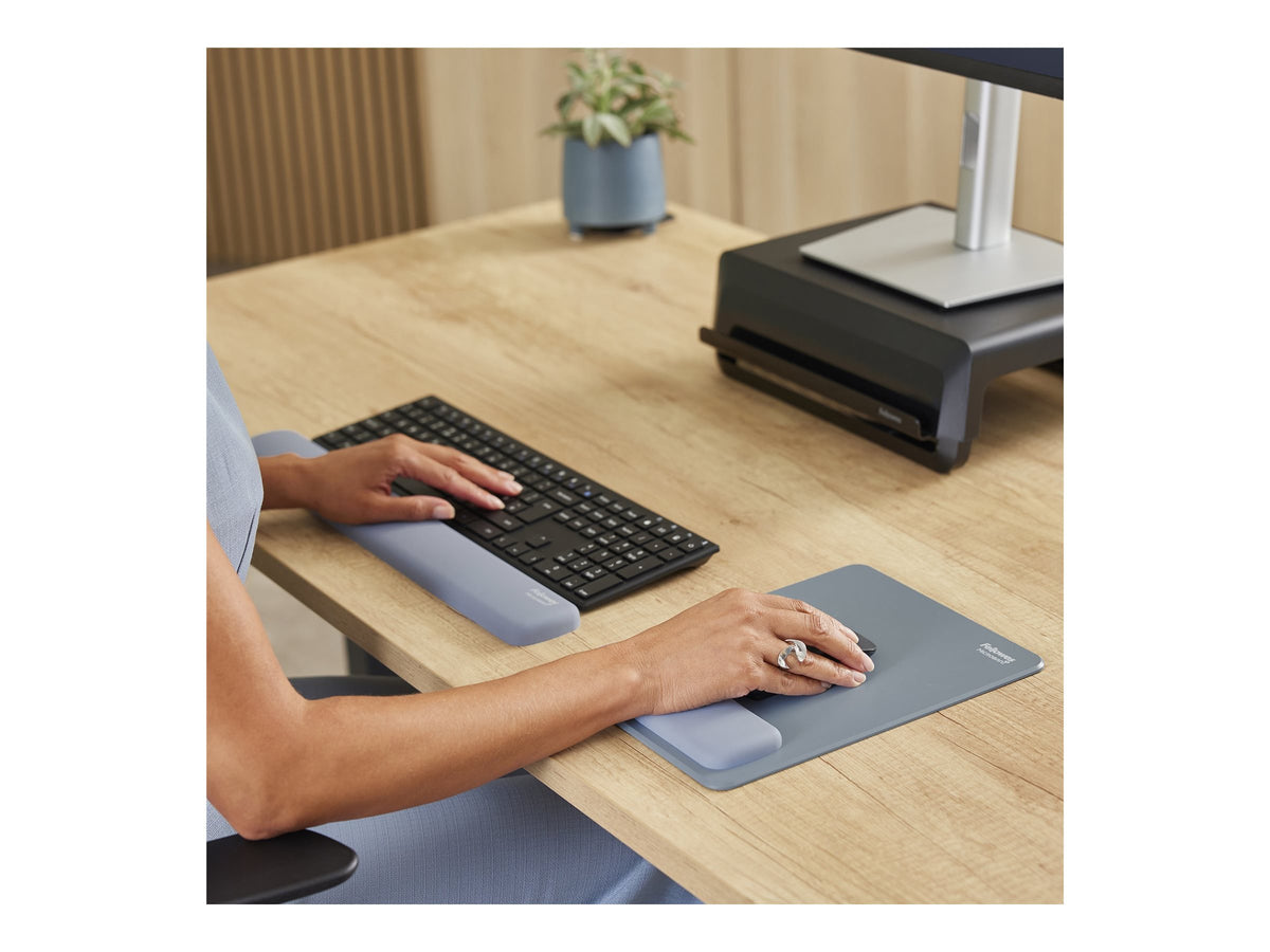 FELLOWES Tapis souris repose-poignets XL Breyta Bleu gris