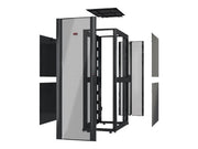 APC NetShelter SX Enclosure Without Sides Without Doors Rack open frame Black 42U 19