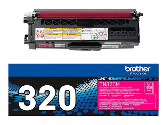 BROTHER TN-320 cartouche de toner magenta capacité standard 1.500 pages pack de 1