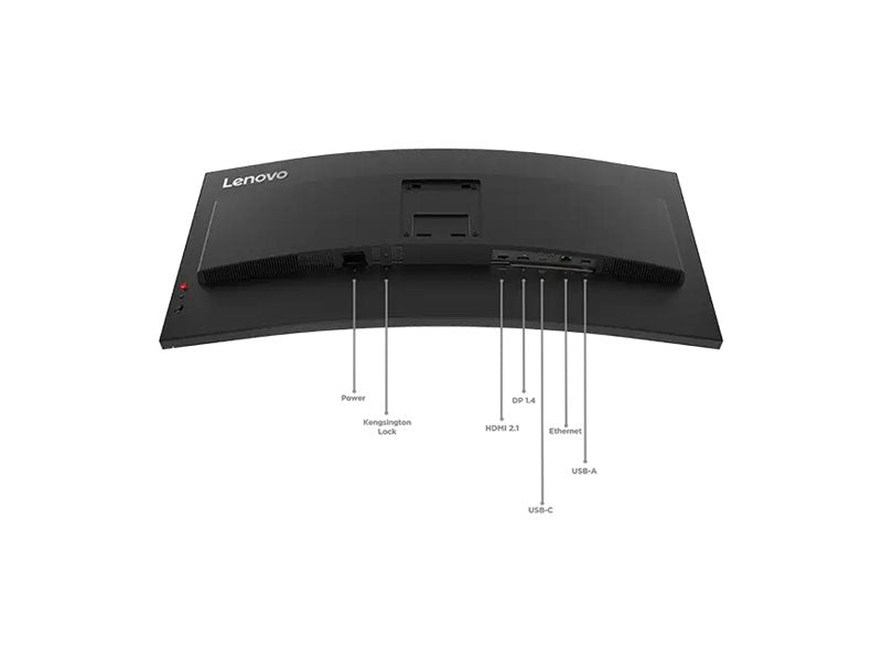 LENOVO ThinkVision T34WD-40 LED Écran curved 34p 3440x1440 UWQHD 120Hz VA 300cd/m2 3000:1 HDR10 4ms HDMI DisplayPort USB-C 3y