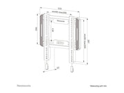 NEOMOUNTS WL30-550BL12 Support pour Ã©cran mural 24-65p - ultra-plat - installation facile