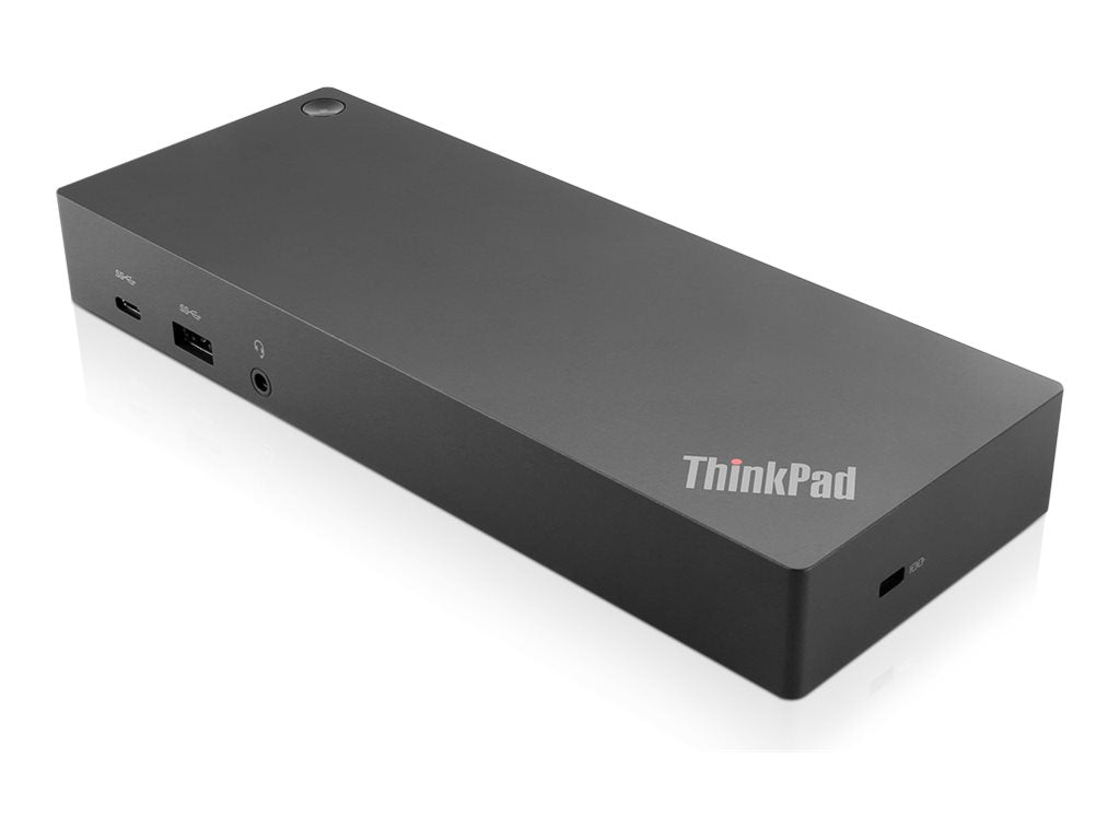 LENOVO ThinkPad Hybrid USB-C avec USB-A Dock - Station daccueil - USB-C - 2 x HDMI, 2 x DP - GigE - 135 Watt - ThinkRed