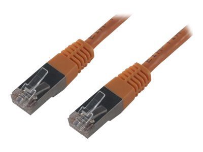 MCL Cordon de brassage RJ45 CAT 6 F/UTP - 1m Orange